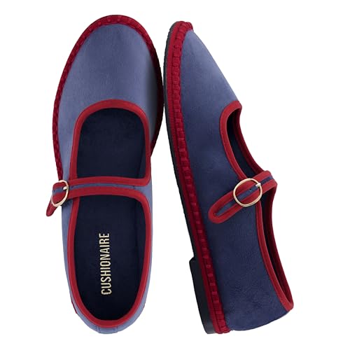 Dusty Blue/Red