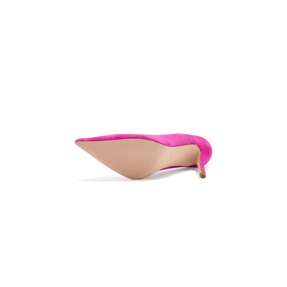 Dark Pink Suede