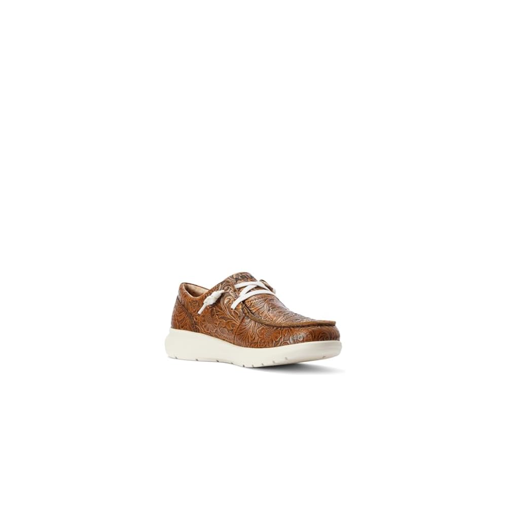 Brown Floral Emboss