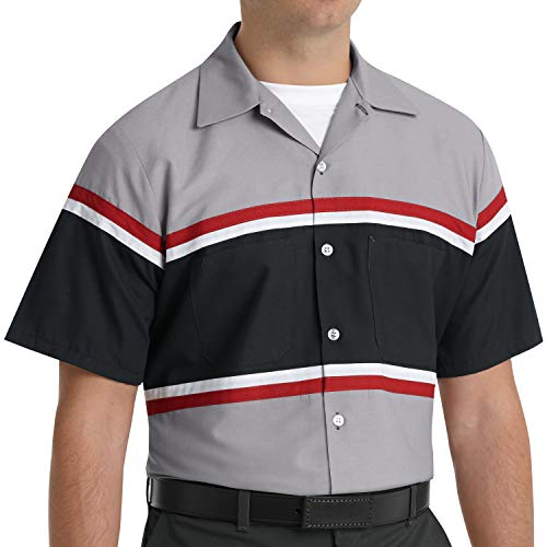 Greyblack With Redwhite