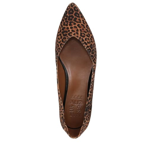 Brown Leopard Print Suede
