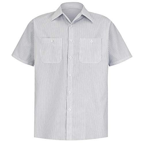 White/Charcoal Stripe