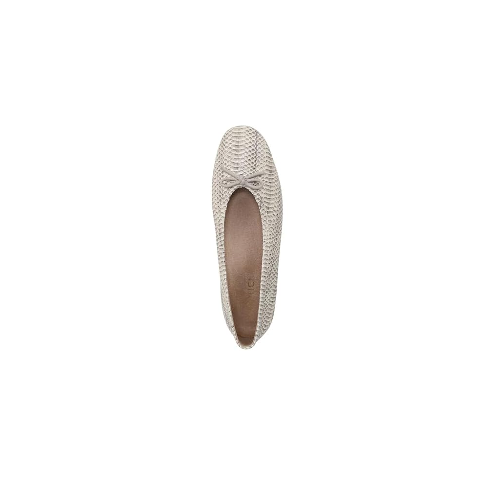 Ivory Python Print Leather