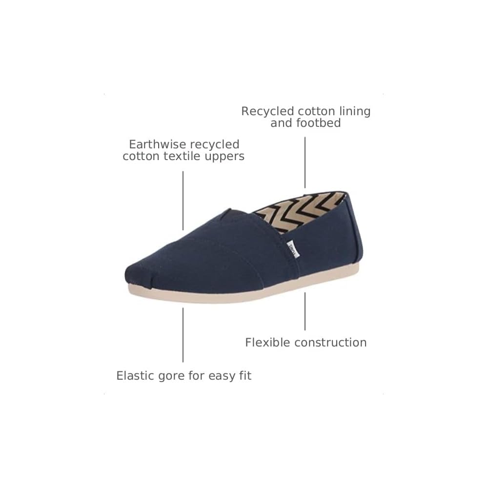 Navy Recycled Cotton Canvas
