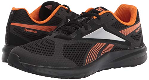 Black/High Ghvis Orange/Silver Metallic
