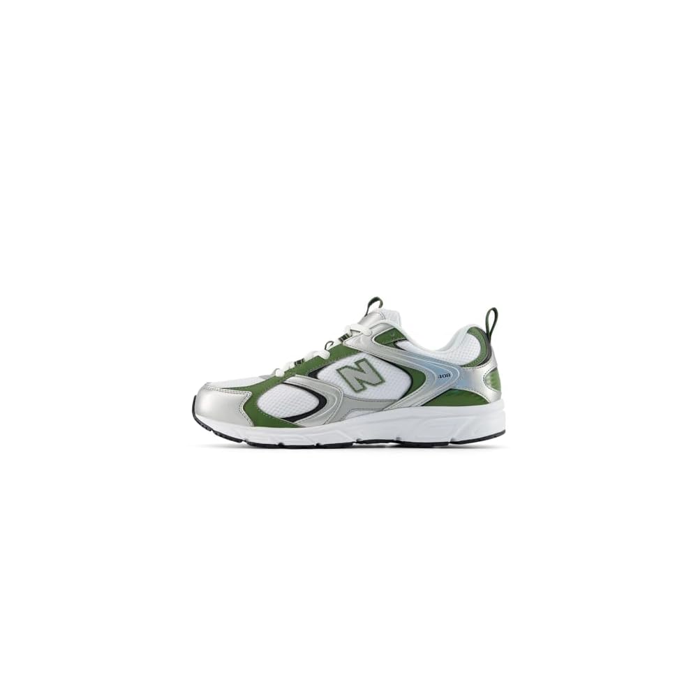 White/Silver Metallic/Utility Green