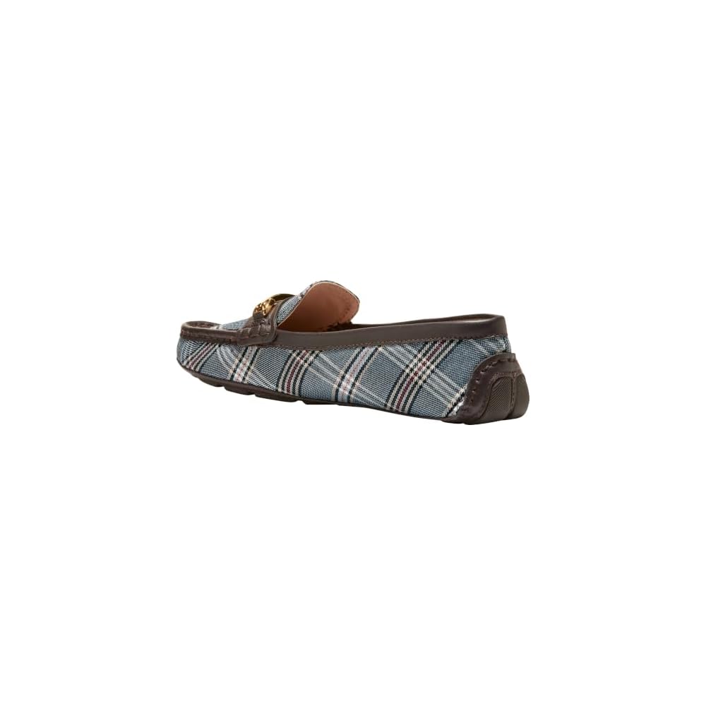 Classic Plaid Textile/Dark Chocolate Leather
