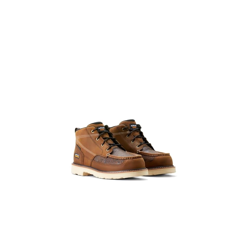 Distressed Brown/Sharkskin Print