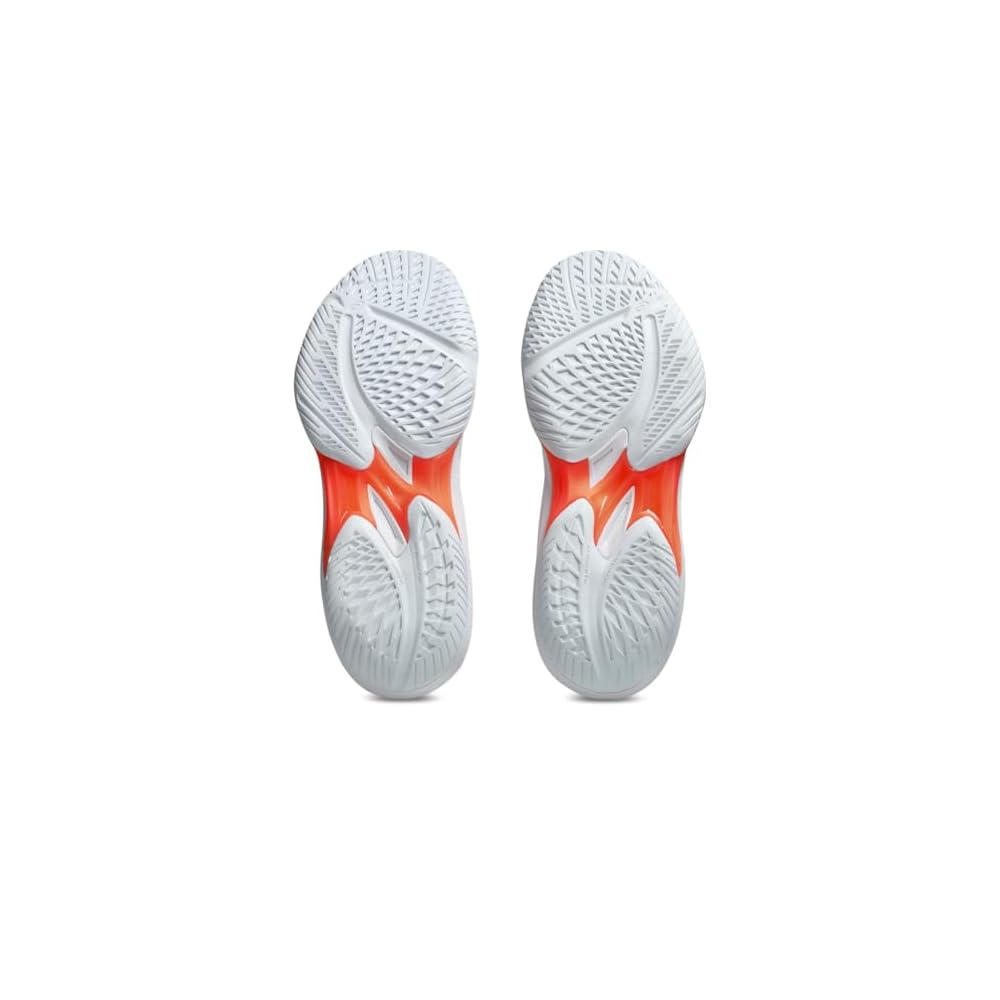 White/Vivid Coral