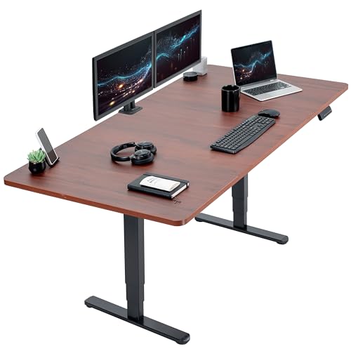 Dark Walnut Top / Black Frame