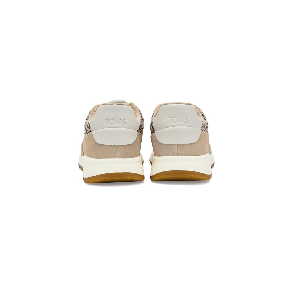 Oatmeal Small Leopard Spots/Suede