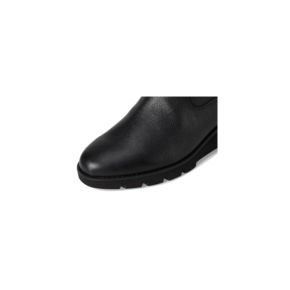 Black Tumbled Leather