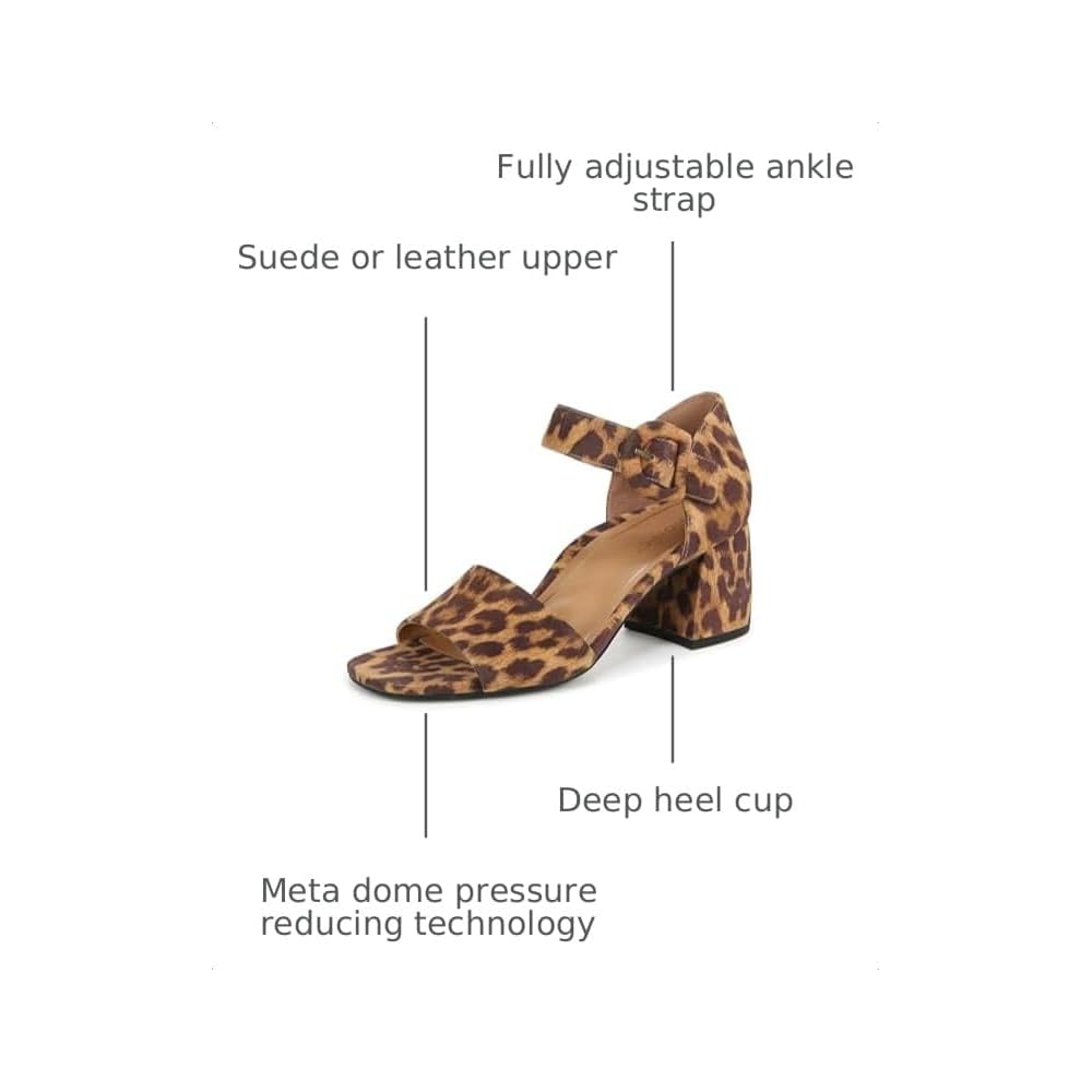 Tan Leopard Suede