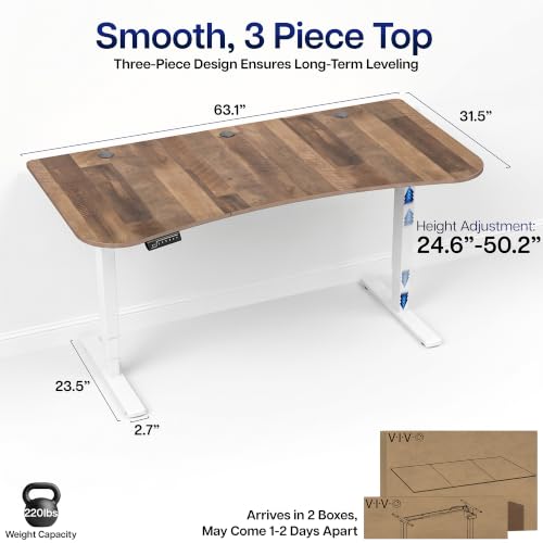 Reclaimed Wood Top / White Frame