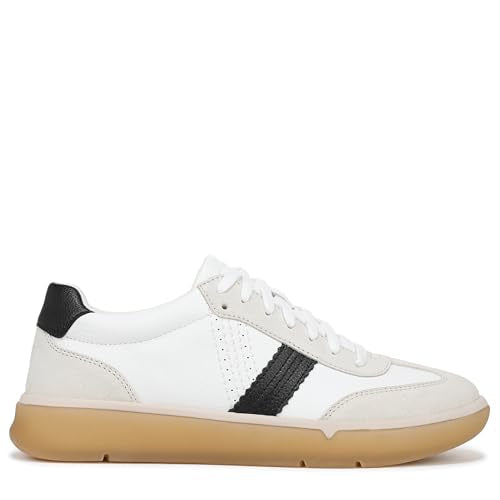 White/Black Leather