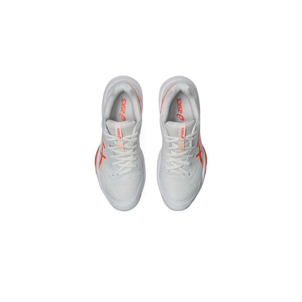 White/Vivid Coral