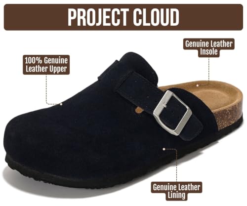 Navy Suede