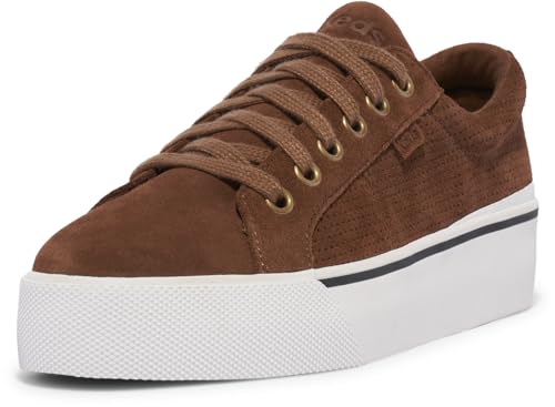 Brown Perf Suede