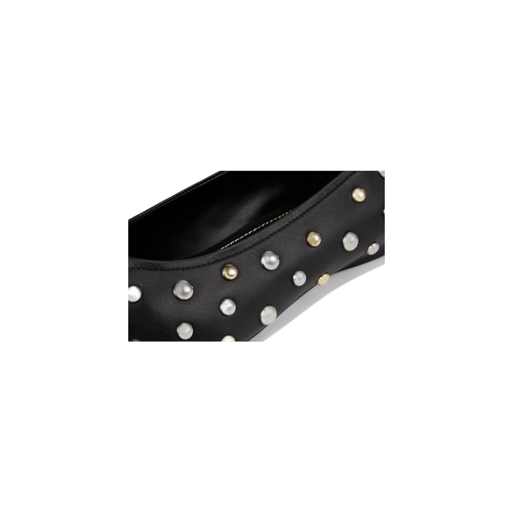 Black Stud Leather