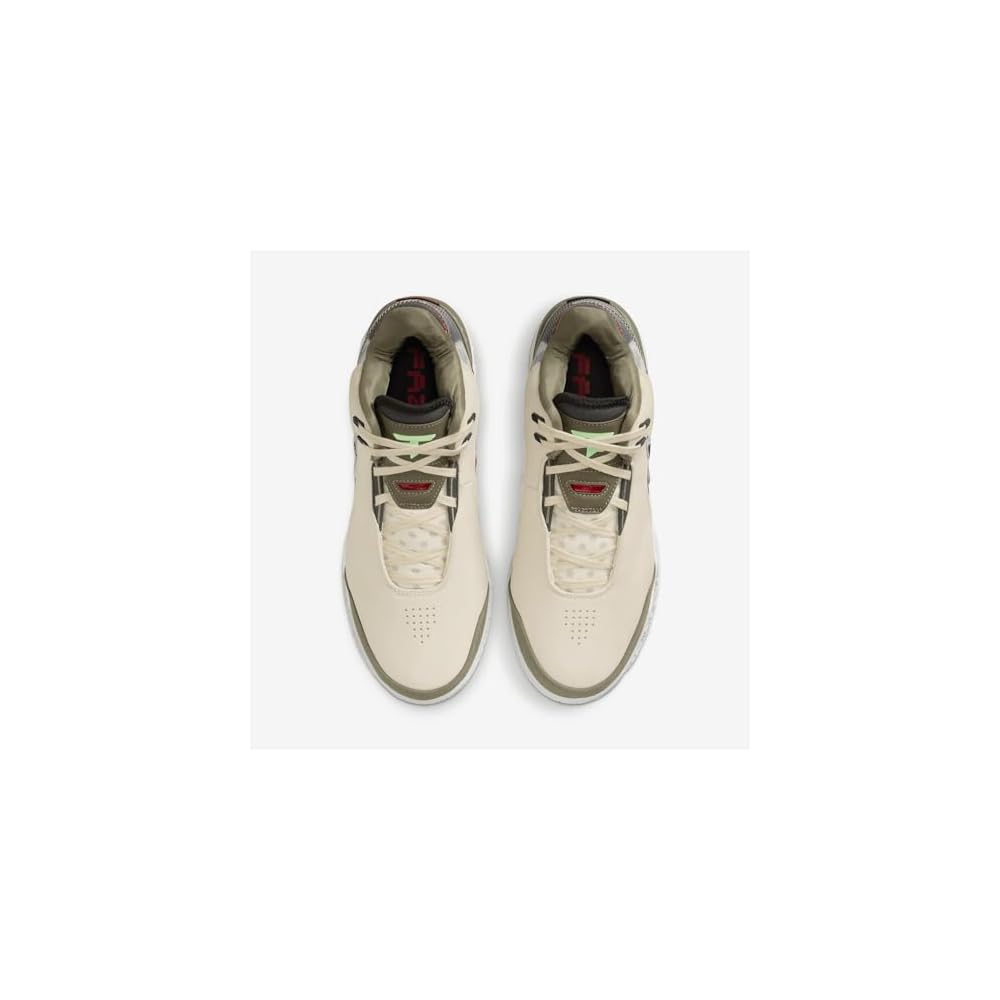 Light Cream/Medium Olive/Metallic Silver/Black