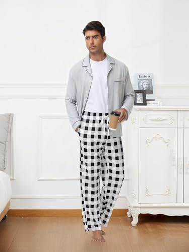 White Black Plaid