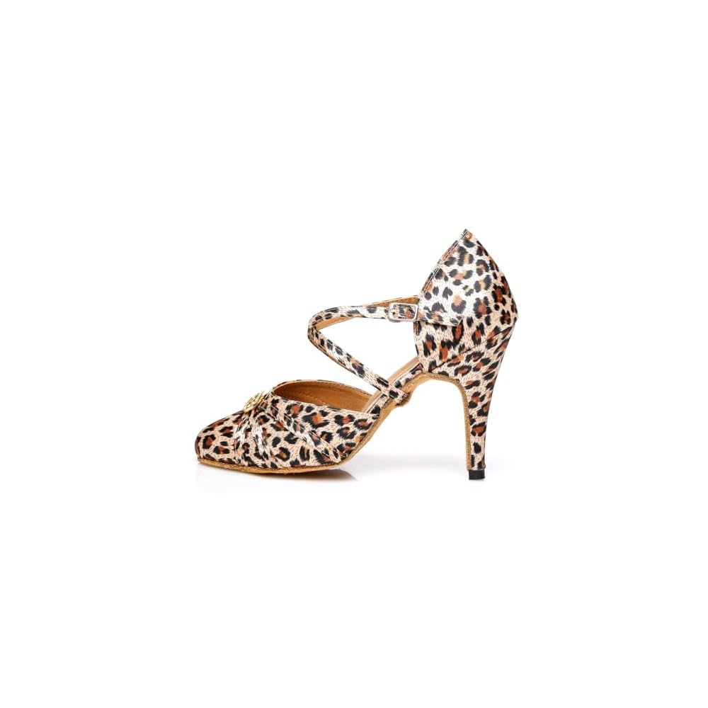 L117b Leopard 10cm Heel