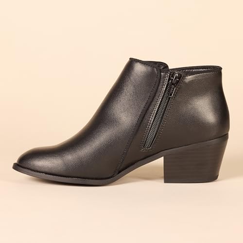 Black Faux Leather