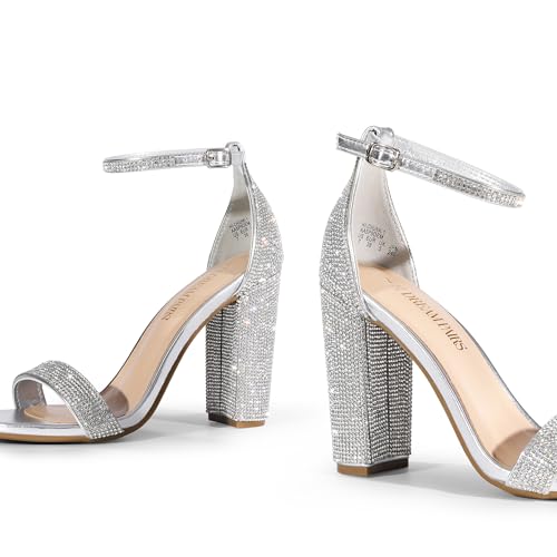 Silver-rhinestone
