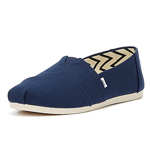 Navy Recycled Cotton Canvas
