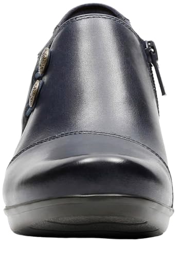Navy Leather
