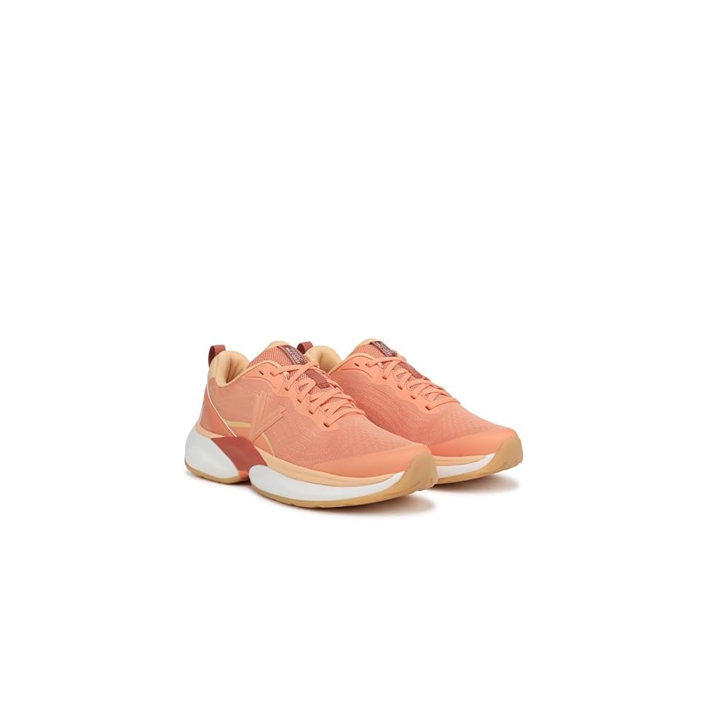 Shell Coral Faux Leather/Knit