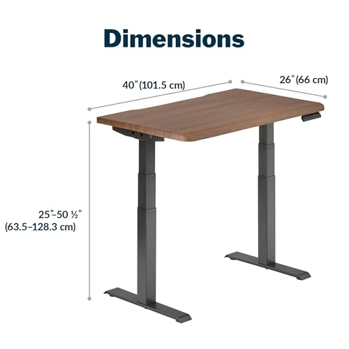 Walnut Top / Slate Legs