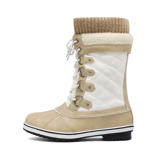 Beige/White