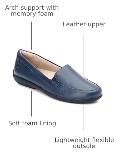 Navy Leather