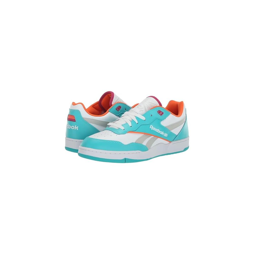 White/Classic Teal/Fiery Orange