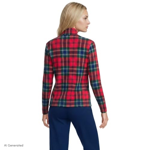 Compass Red/Pine Plaid