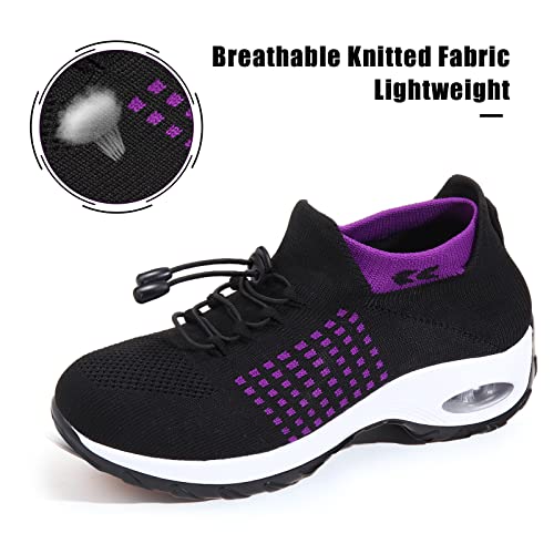 Black Purple-air Cushion