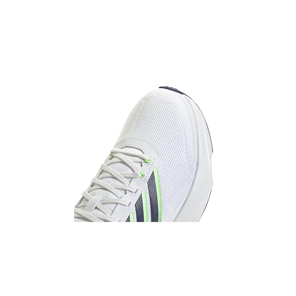 White/Dark Blue/Lime Burst