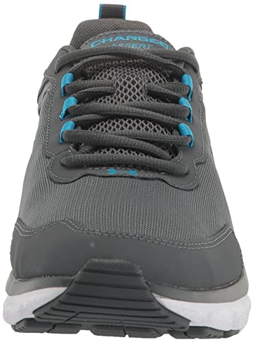 (119) Pitch Gray/Capri/Black