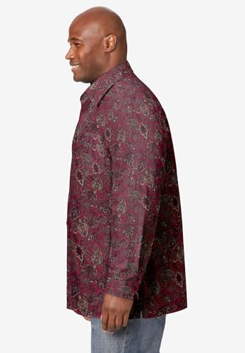 Deep Burgundy Paisley