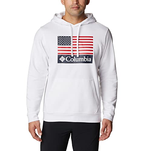White/Us Flag Stamp