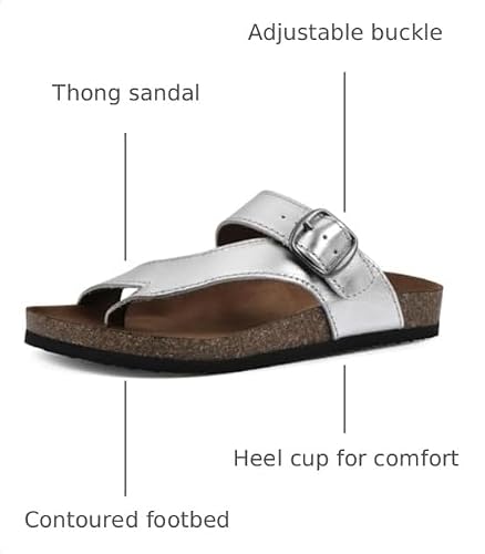 Silver/Leather