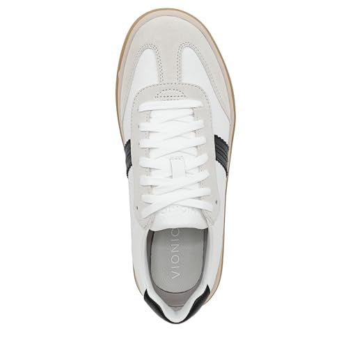 White/Black Leather