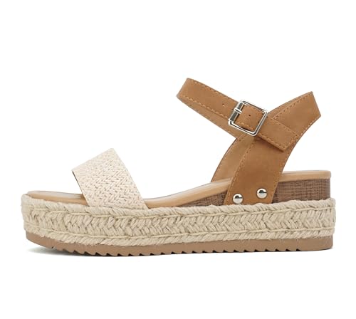 Nude Raffia/Tan