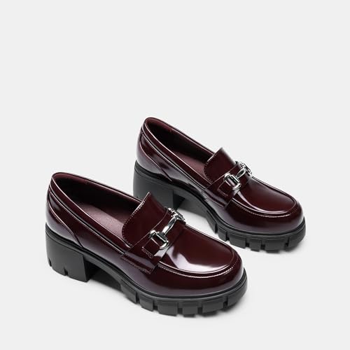 Burgundy-pat