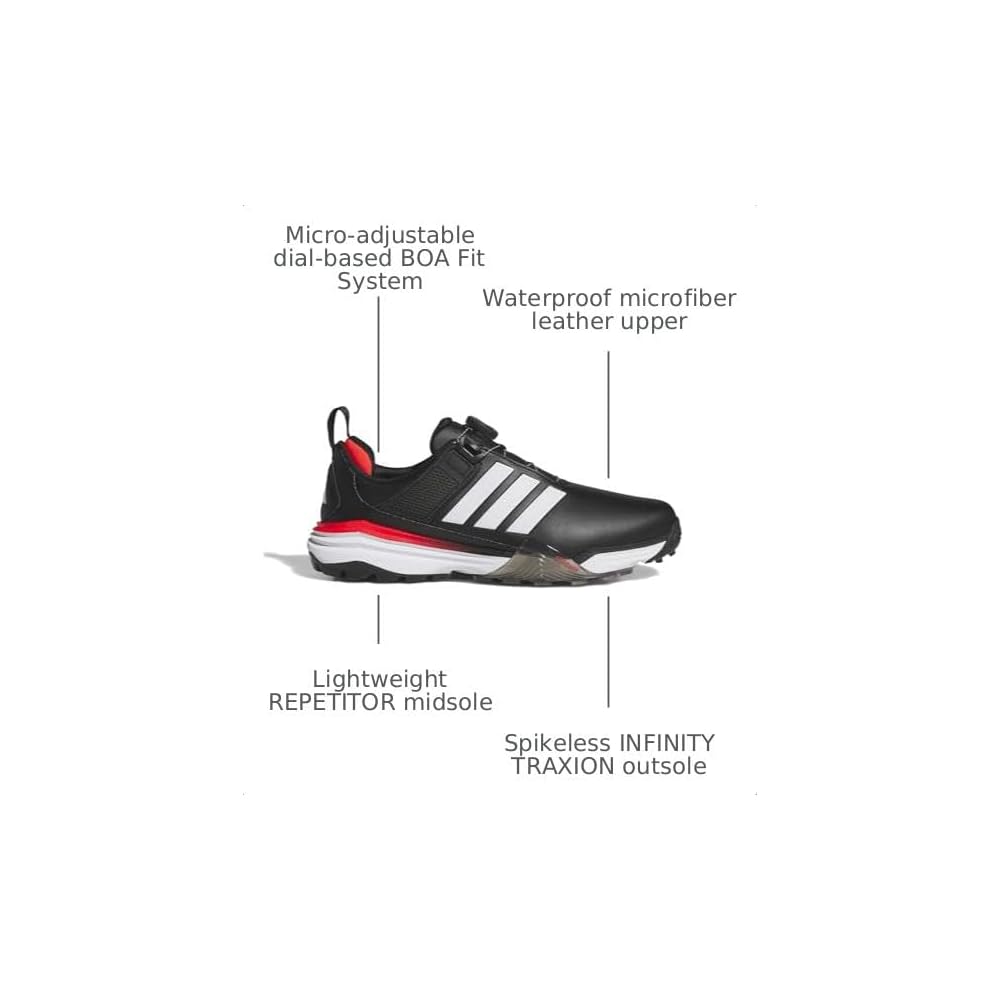 Core Black/Ftwr White/Lucid Red