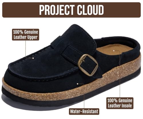 Black Suede With Gold