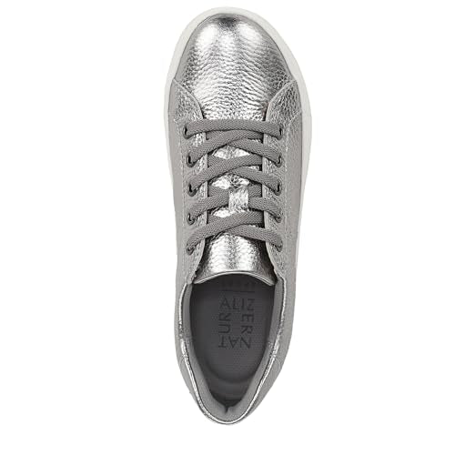 Pewter Metallic Leather