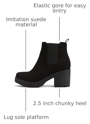 Black Imitation Suede