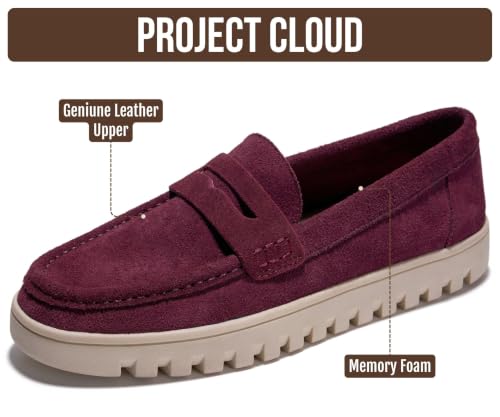 Burgundy Suede